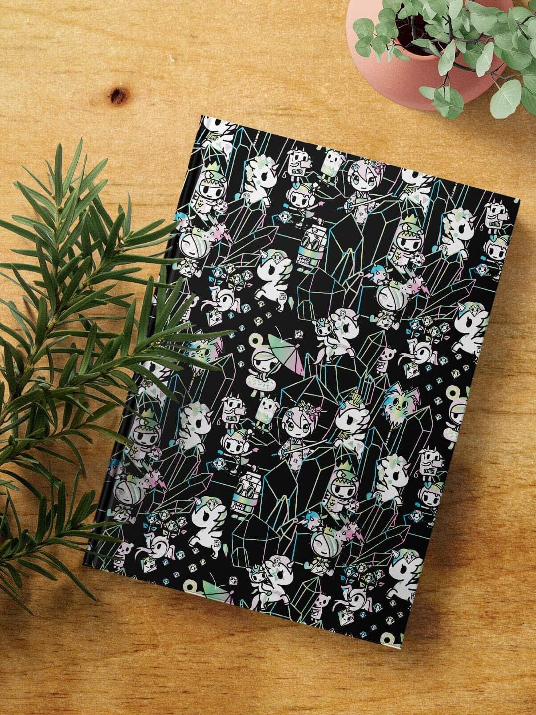 

macmerise TD Black Graffiti Printed A5 Ruled Notebook