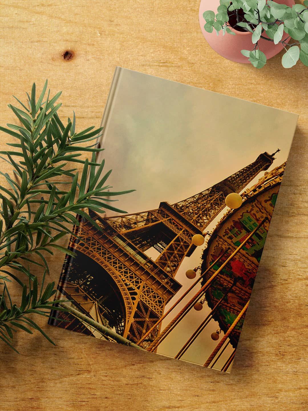 

macmerise Paris Printed A5 Ruled Notebook, Beige