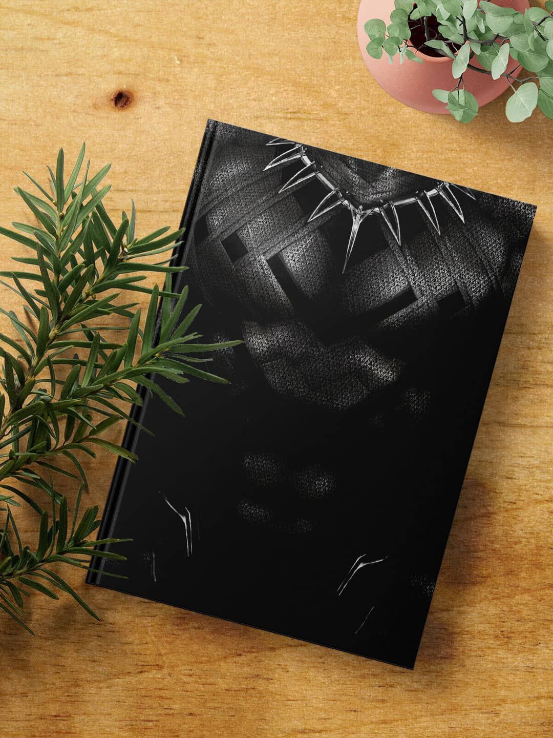 

macmerise Suit Up Black Panther Printed A5 Ruled Hard Cover Notebook