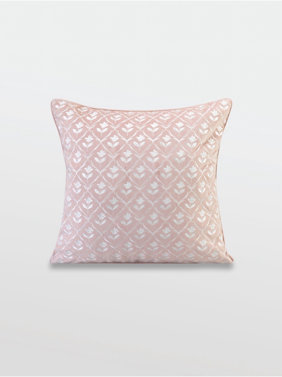 

Mirooh Pink & White Floral Square Pre-Filled Cushions