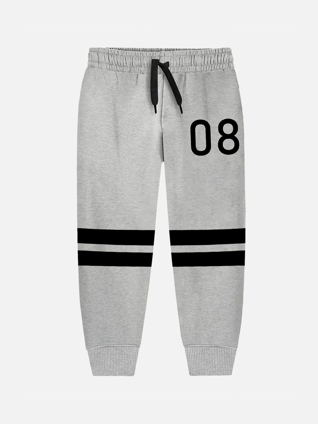 

YK X Trampoline Kids Printed Cotton Joggers, Grey