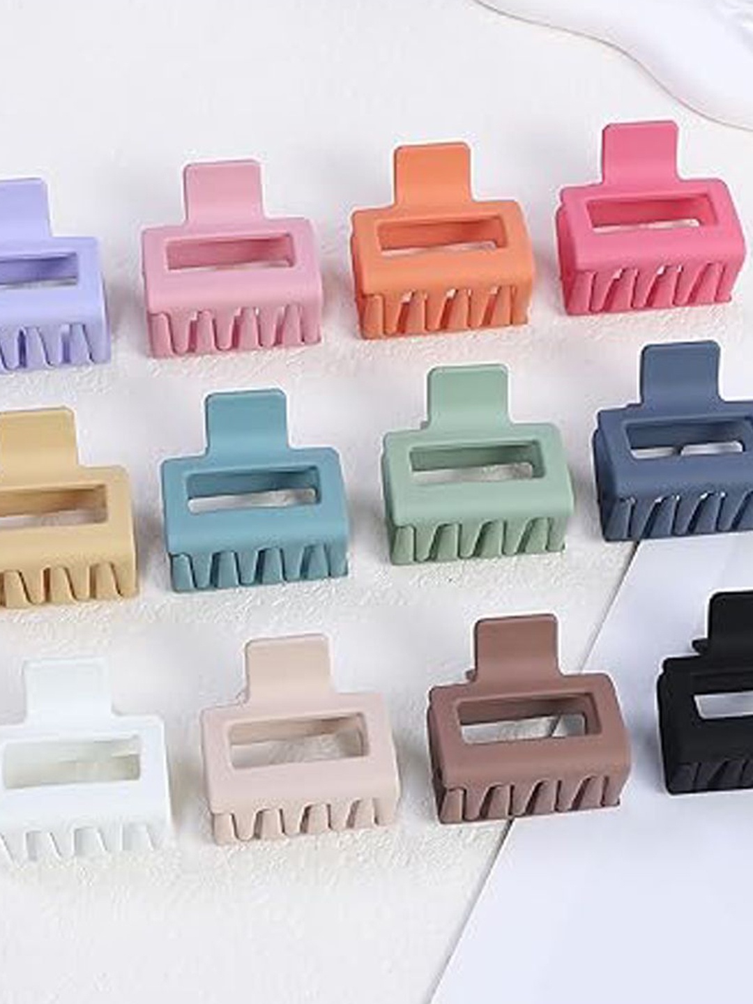 

Xivir Set Of 12 Women Claw Clips, Black
