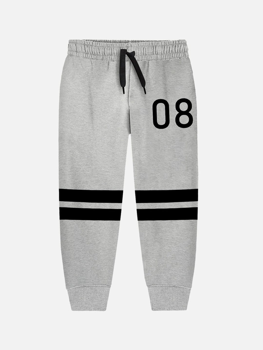

YK X Trampoline Kids Typography Cotton Mid Rise Jogger, Grey