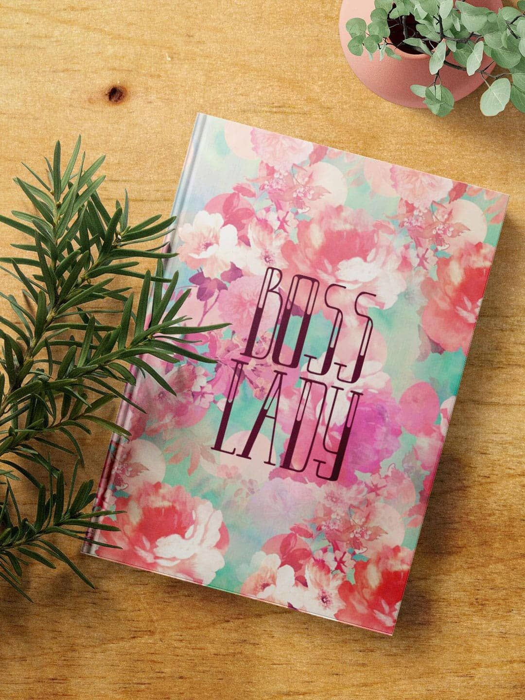 

macmerise Self Design A5 Ruled Notebook, Pink