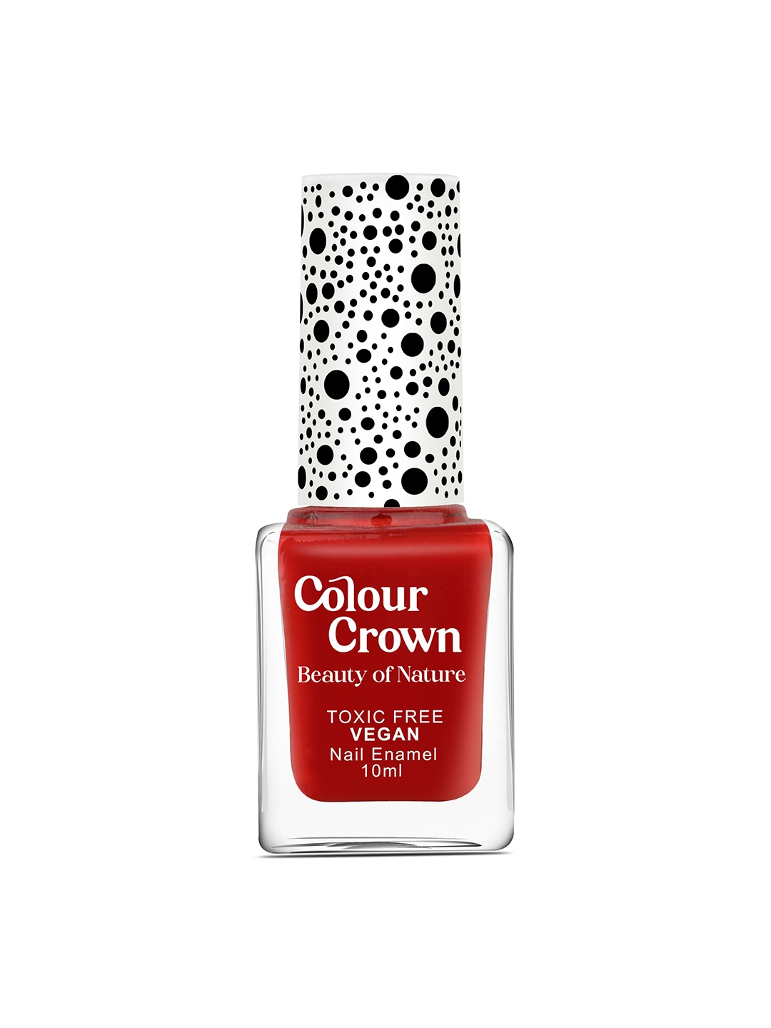 

CROWN Beauty Of Nature Longwear Nail Enamel 10ml - C104, Red