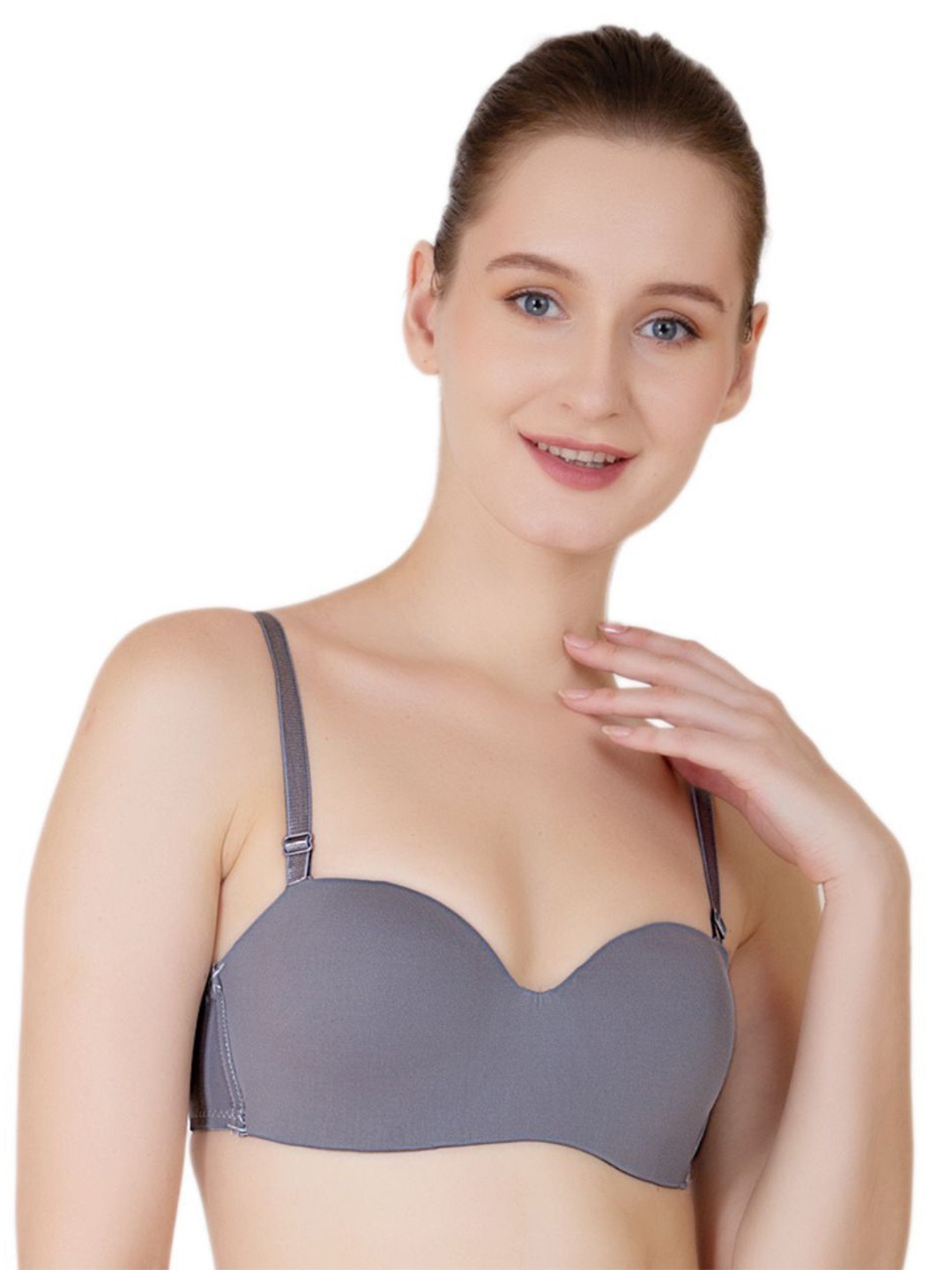 

Luella Bra Medium Coverage Underwired Lightly Padded, Grey