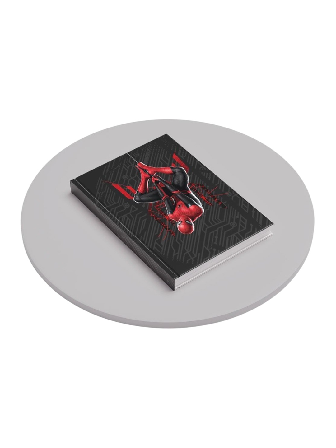 

macmerise Black & Red Spiderman Tingle Printed A5 Ruled Notebook