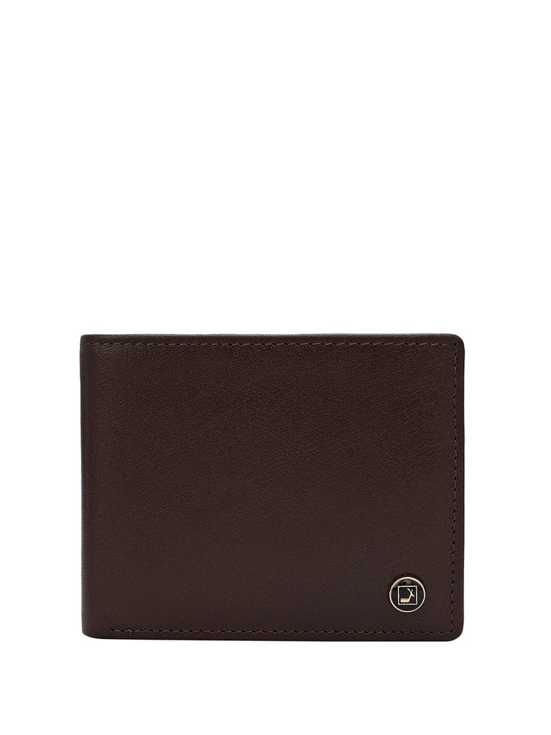 

Da Milano Men Leather Two Fold Wallet, Brown