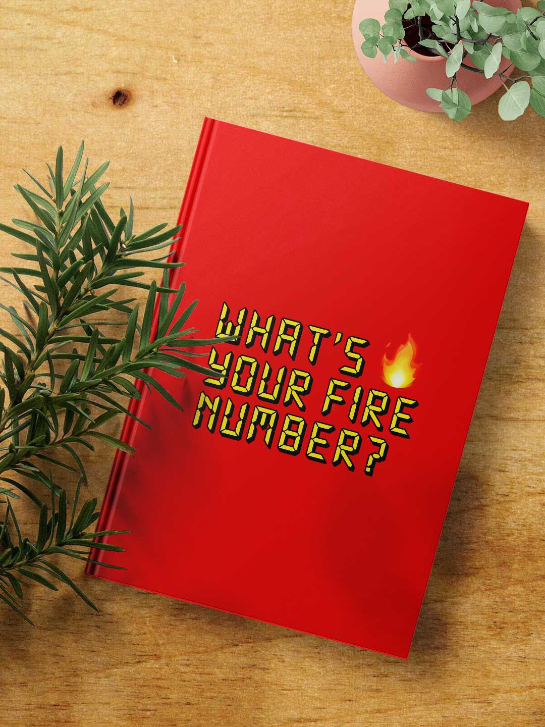 

macmerise Red & Green Printed A5 Ruled Notebook