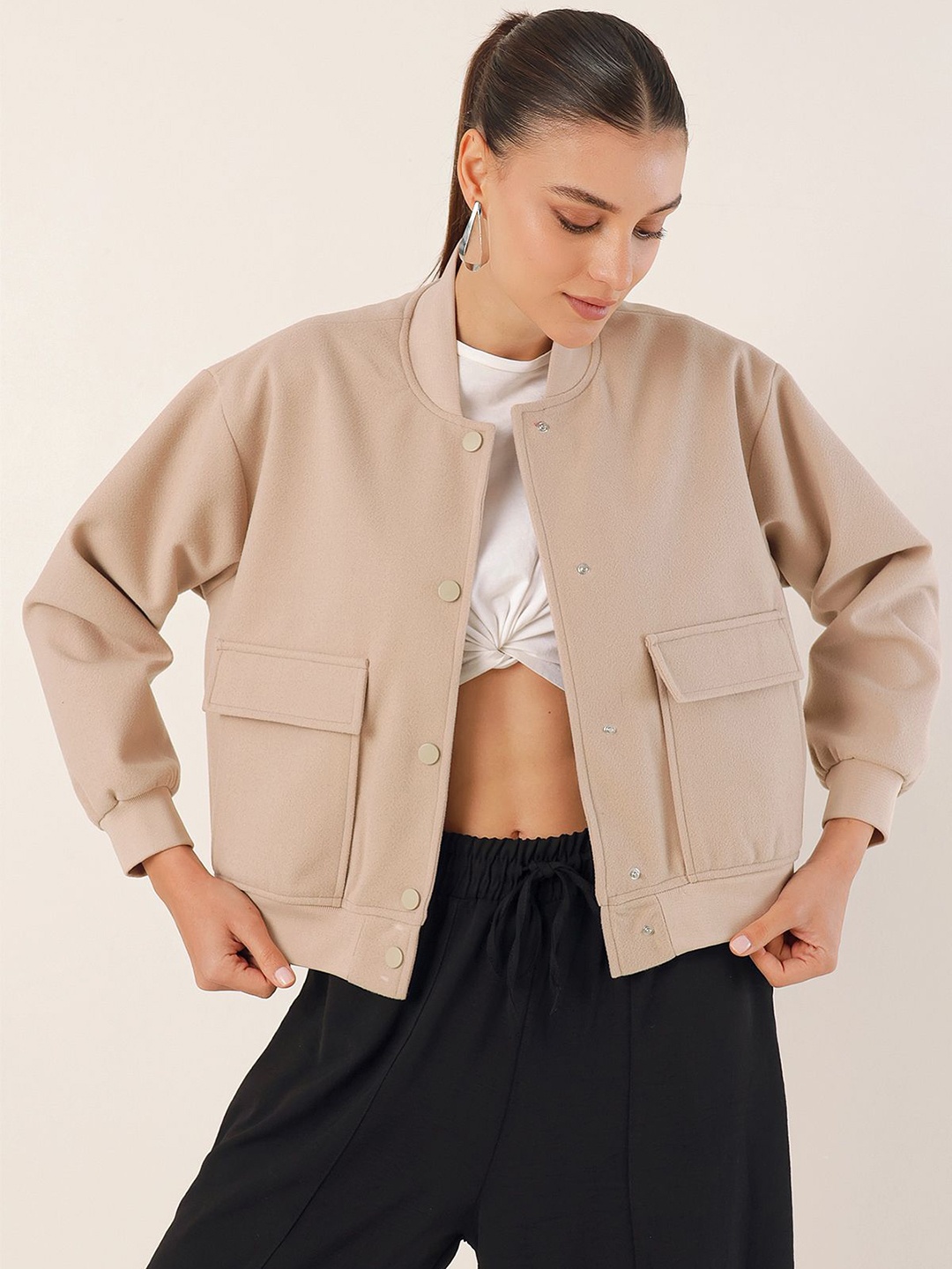 

BIGDART Women Colourblocked Tailored Jacket, Na