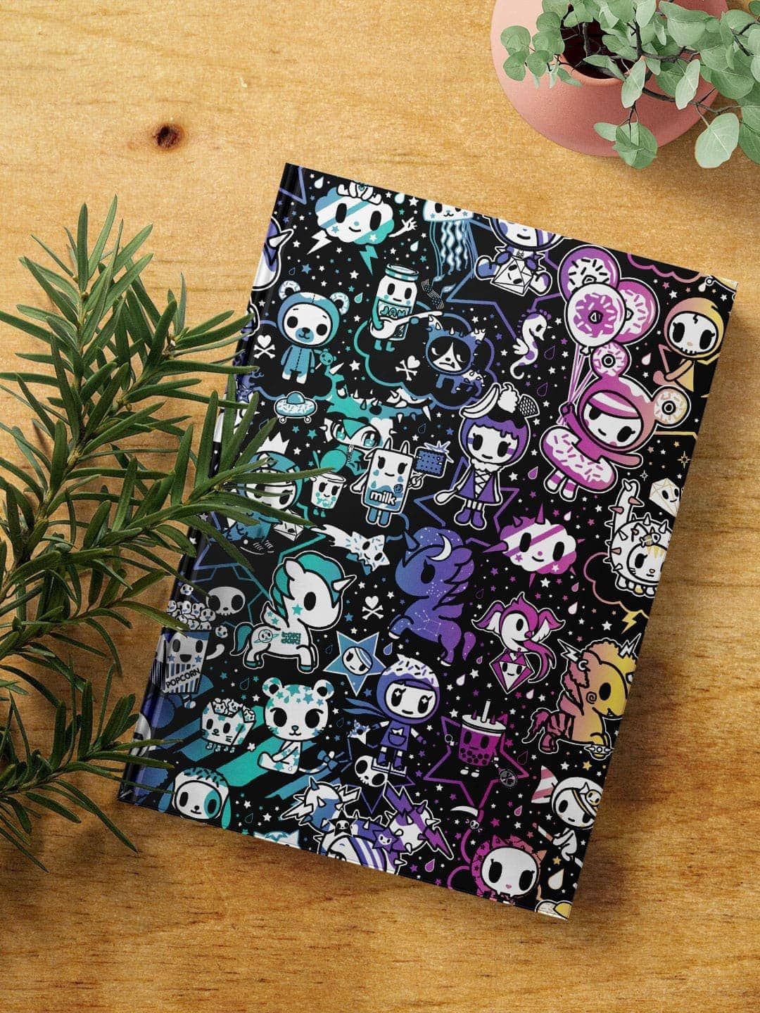 

macmerise Self Design A5 Ruled Notebook, Black