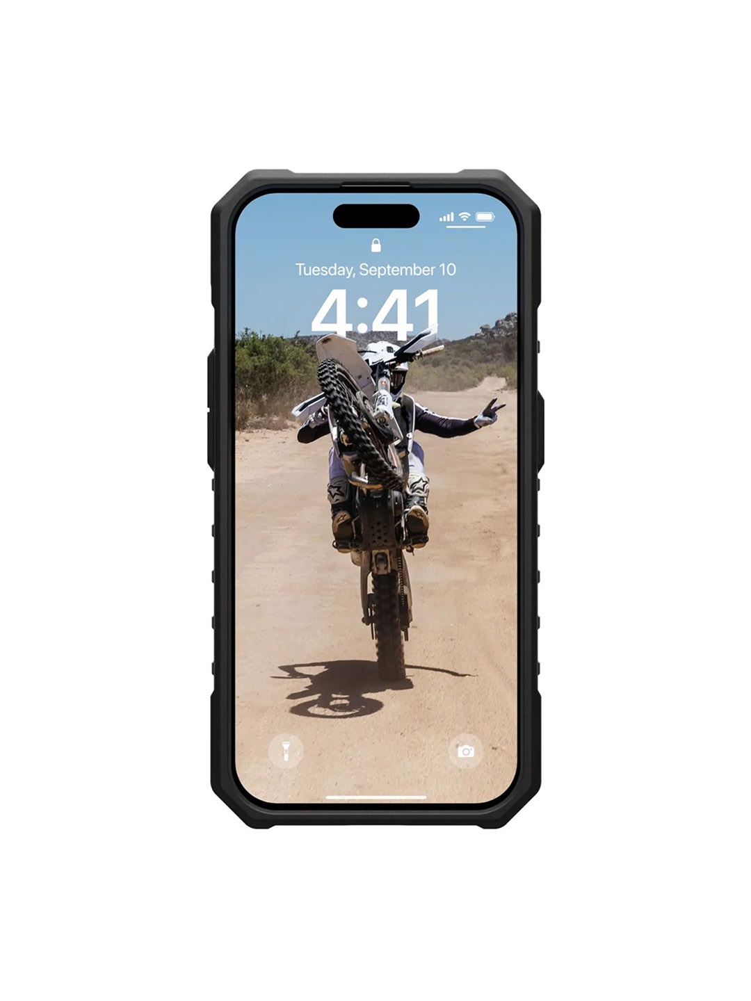 

TREEMODA Quirky Printed iPhone 15 Pro Back Case Mobile Accessories, Black