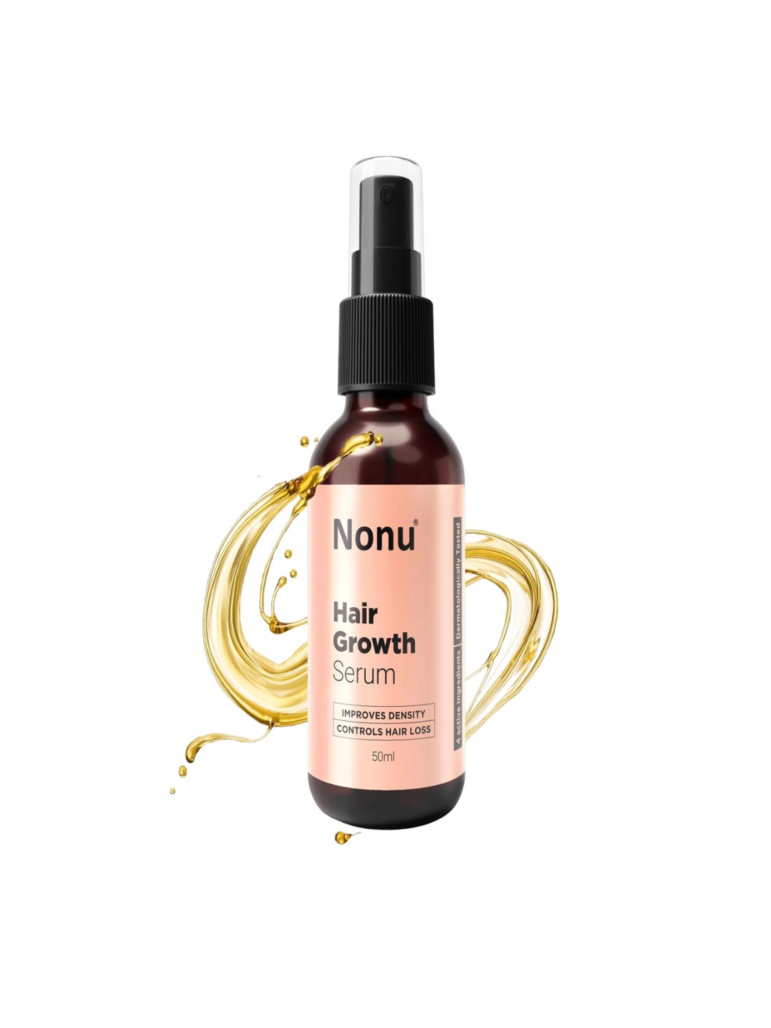 

NONU Hair Growth Serum With 3%, Procapil - 50ml, Peach