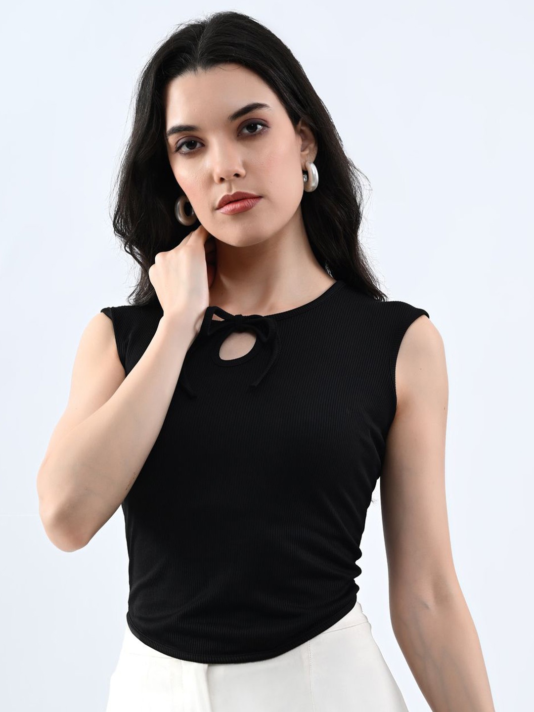 

Genzy Crop Top, Black