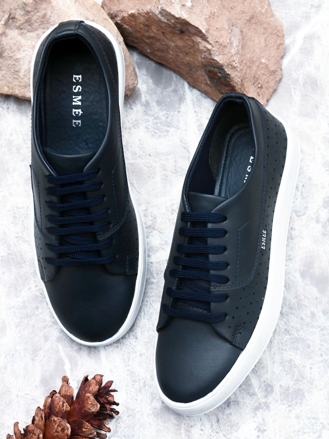 

ESMEE Casual Sneakers for Men, Navy blue