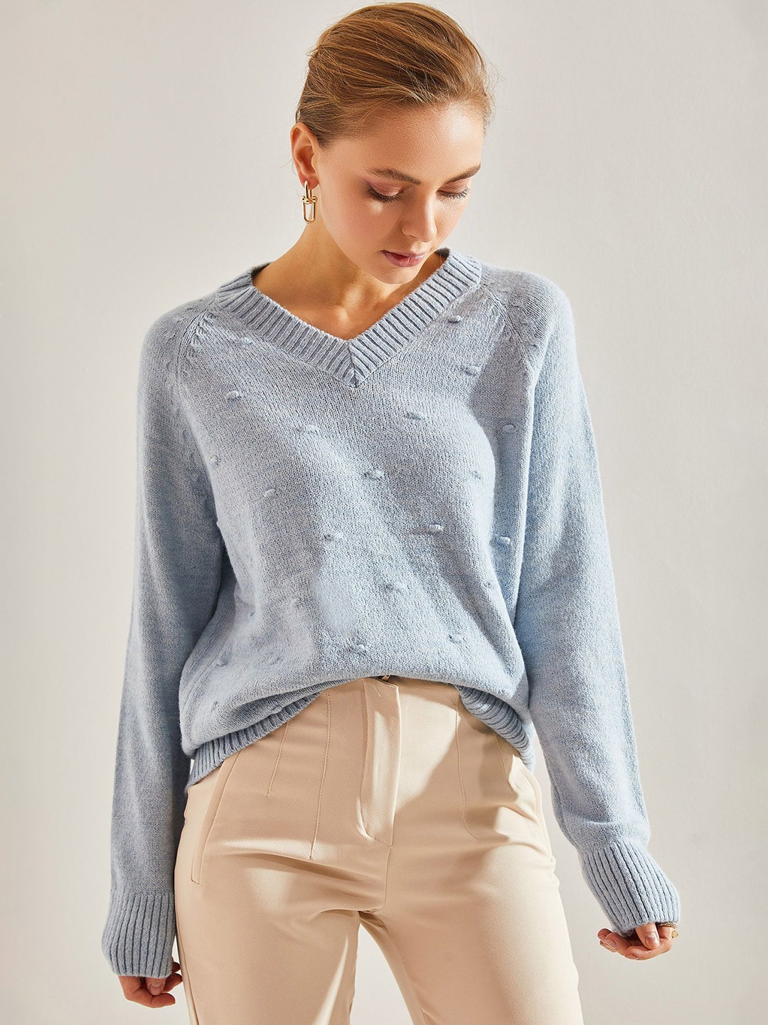 

BIANCO LUCCI Women Pullover, Blue