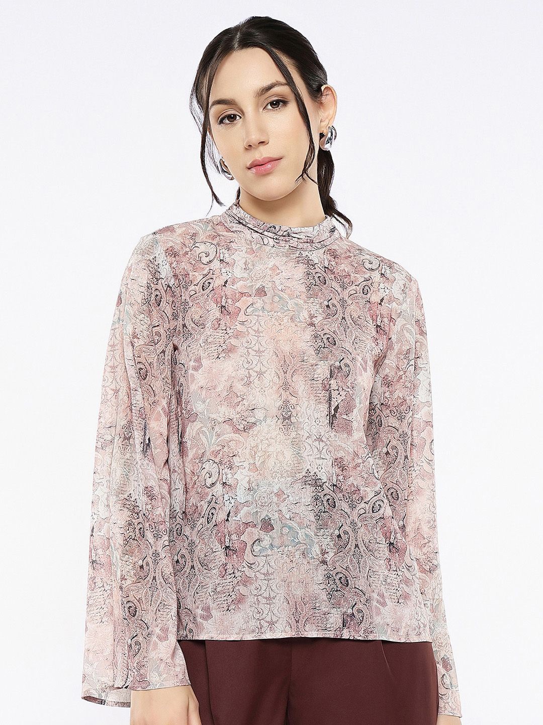 

RAREISM Floral Print Cotton Top, Multi