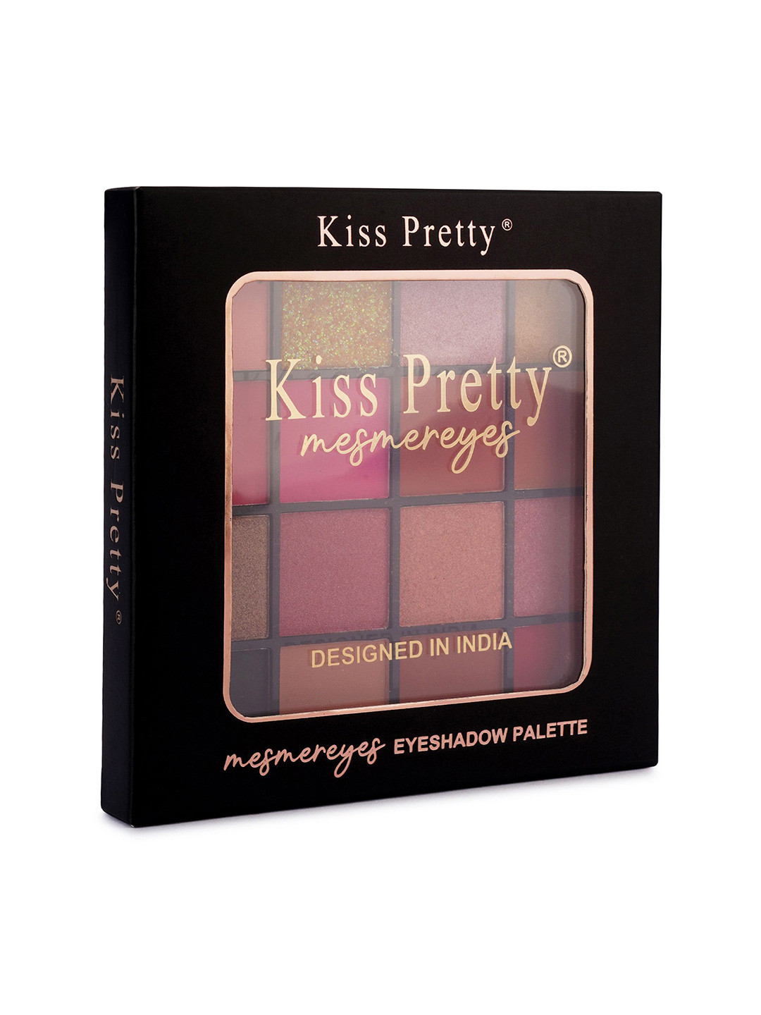 

Kiss pretty Mesmereyes Eyeshadow Palette With Highly Pigmented Shades-24g-02, Rose