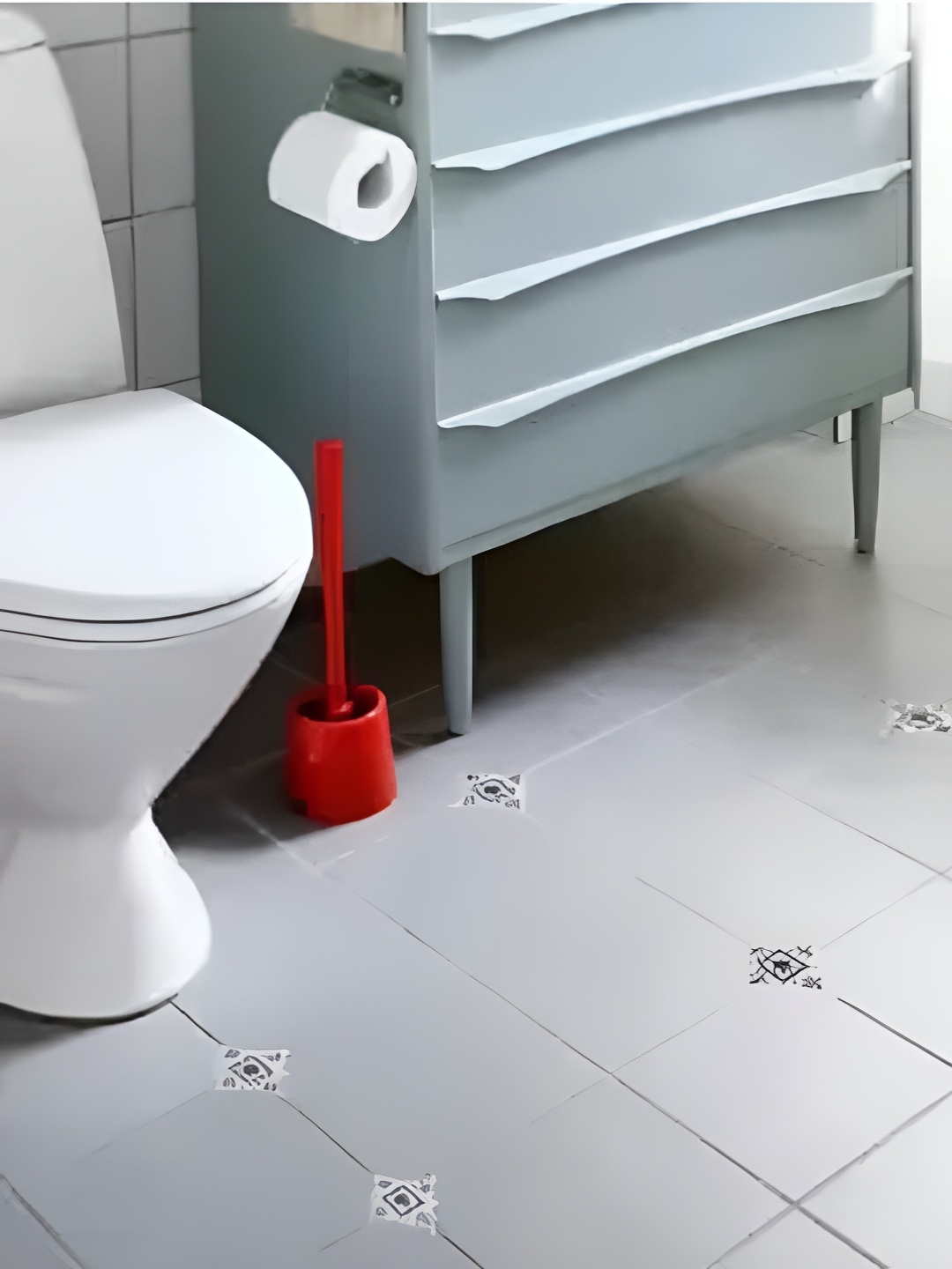 

Jaamso Royals Blue & Beige Tike Printed Self Adhesive Floor Sticker
