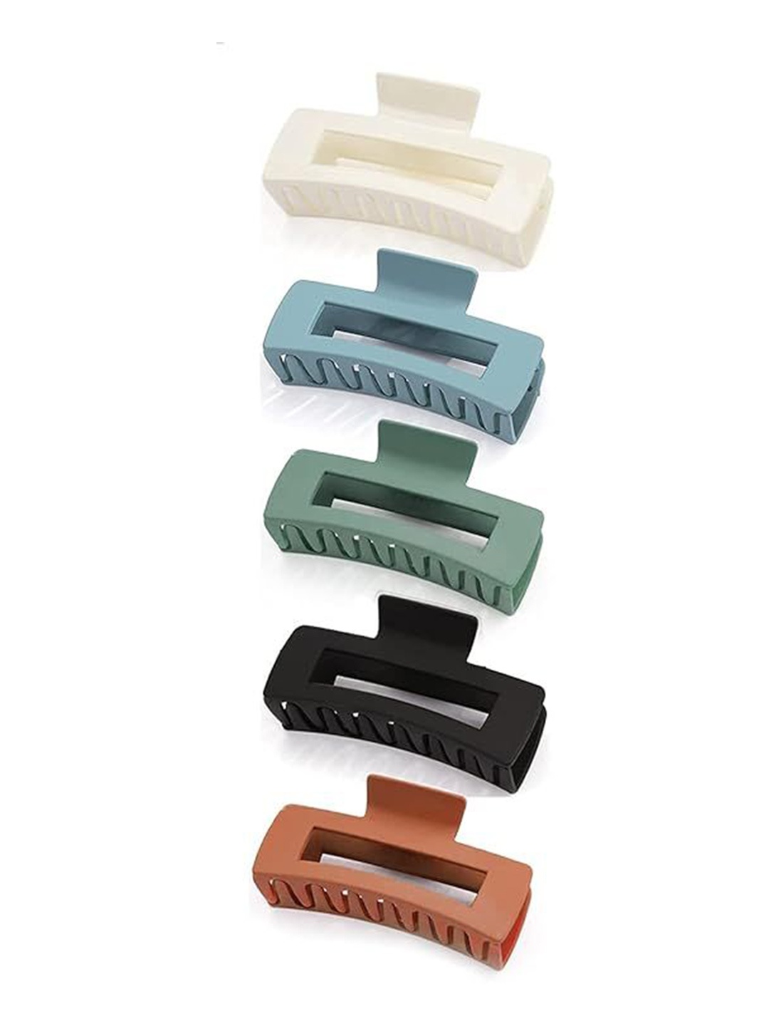 

Xivir Set of 6 Women Claw Clips, Brown
