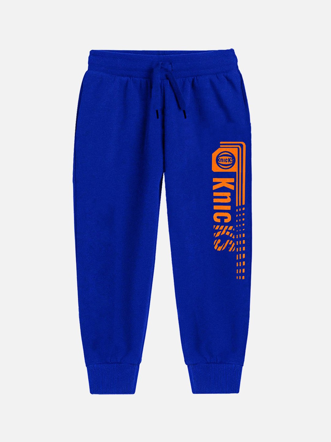 

YK X Trampoline Kids Printed Cotton Joggers, Blue