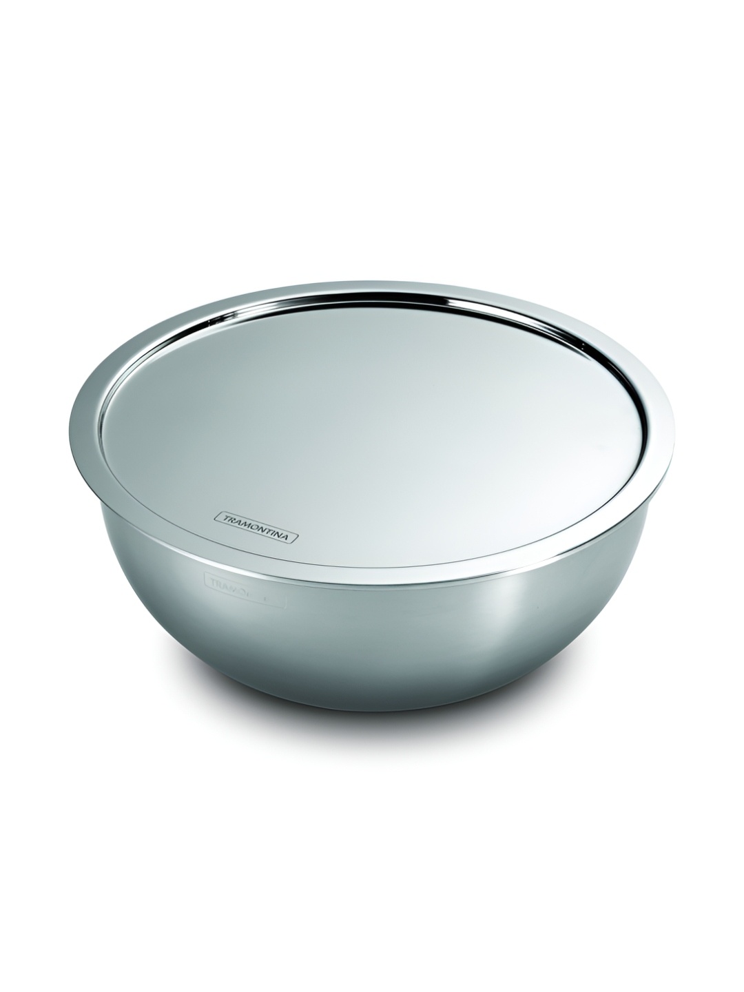 

Tramontina Aeion Non toxicTriply Stainless Steel Induction Base Tasla With Lid 4.7 L, Silver