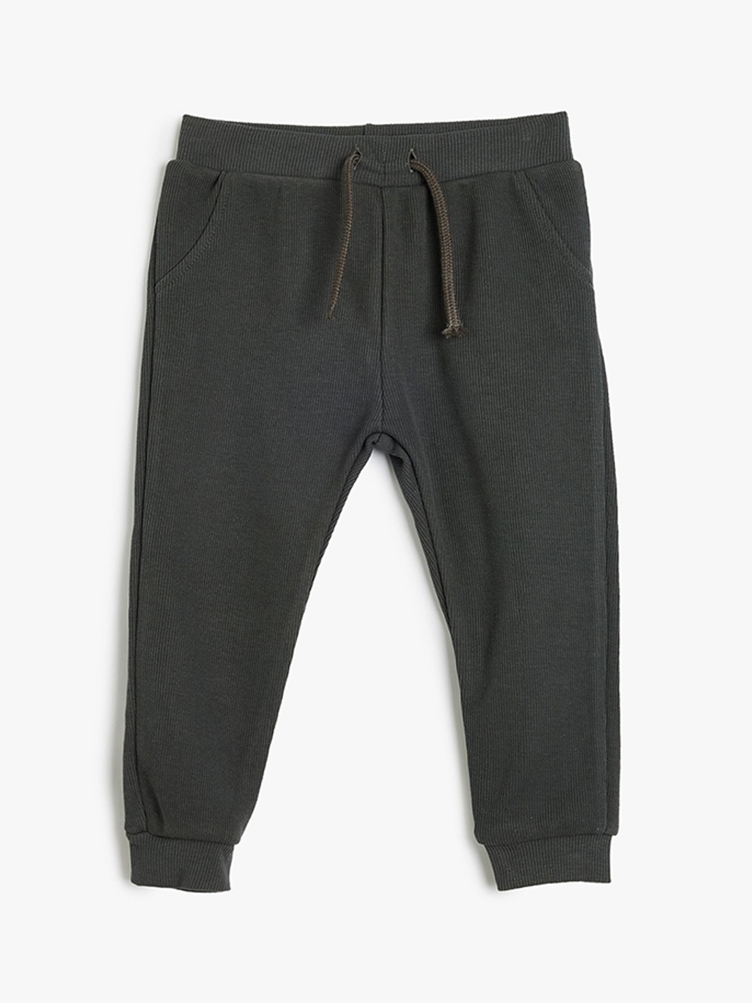 

Koton Boys Relaxed-Fit Cotton Relaxed Fit Joggers, Grey melange