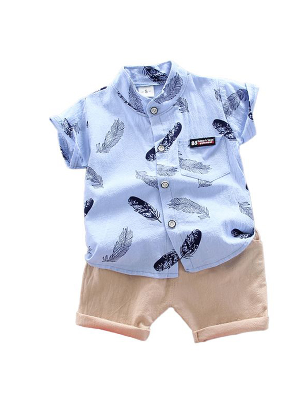 

StyleCast x Revolte Boys Printed Shirt With Shorts, Blue