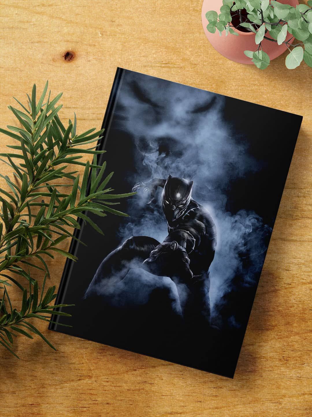 

macmerise Black Panther Attack Printed Hard Cover A5 Ruled Notebook