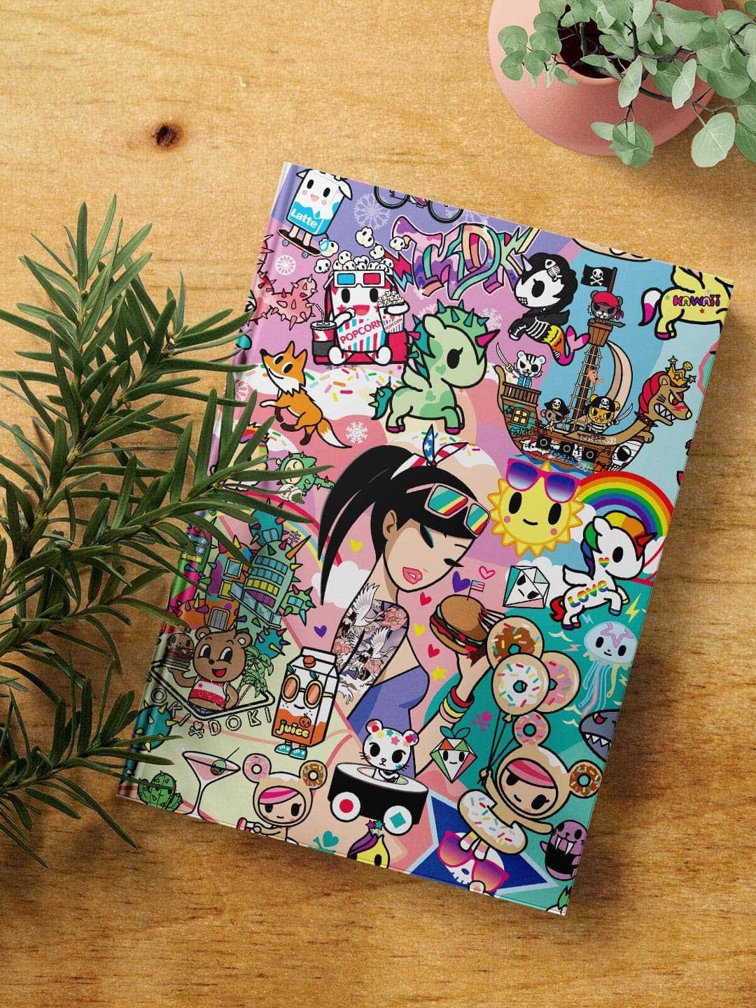 

macmerise TD Wallpaper Printed A5 Ruled Notebook, Pink