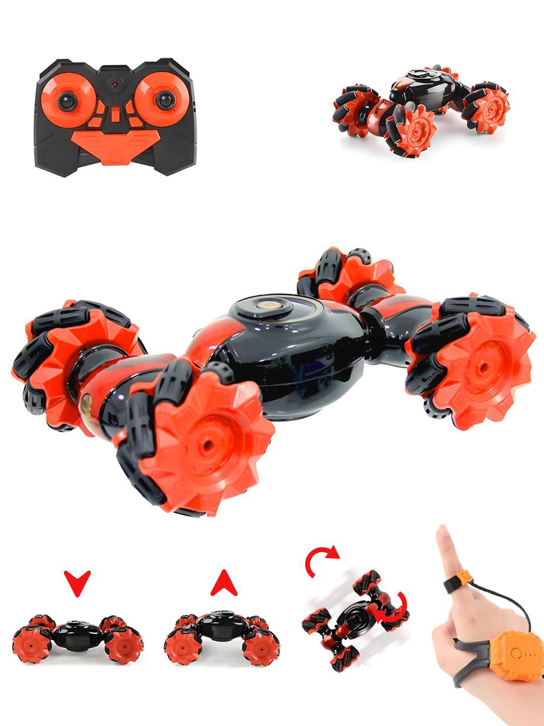 

WEMBLEY Remote Control Stunt Car, Orange