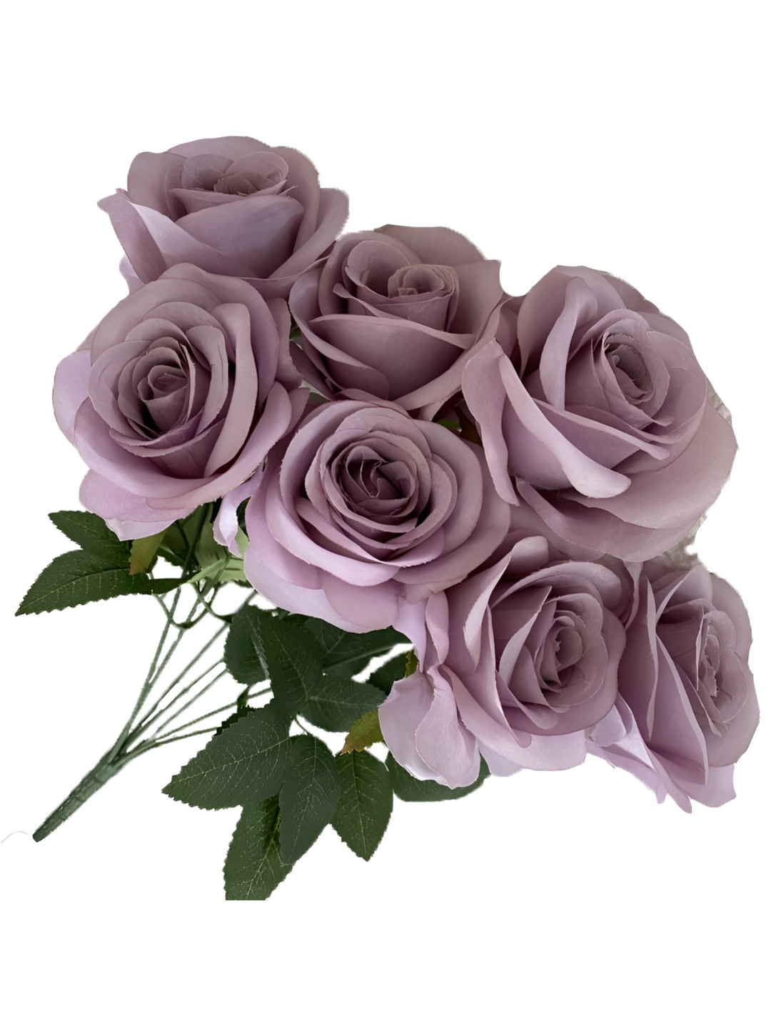 

Babymoon Purple & Green 7 Head's Artificial Mix Floral Baby Photoshoot Props