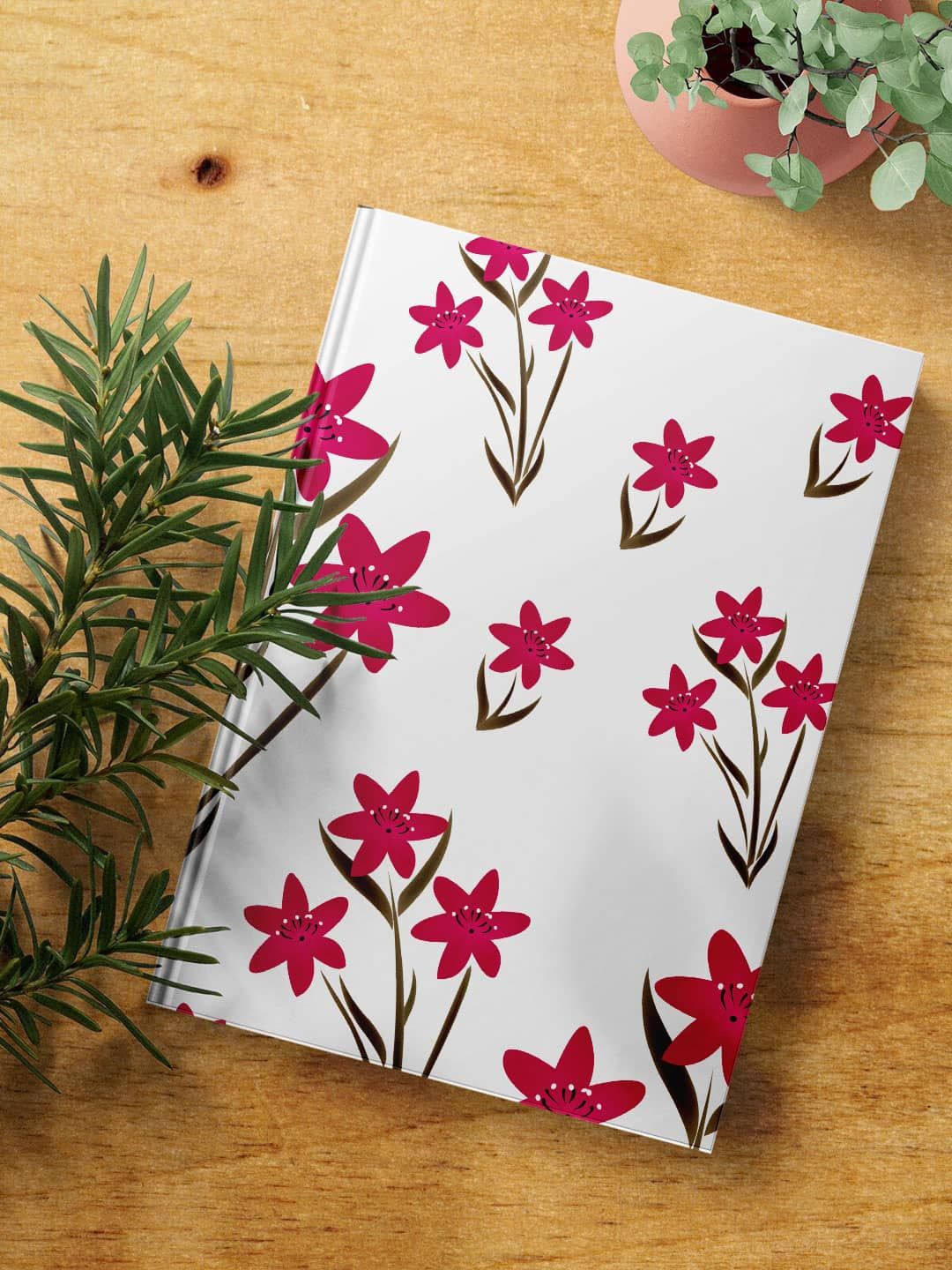 

macmerise Printed A5 Ruled Notebook, White