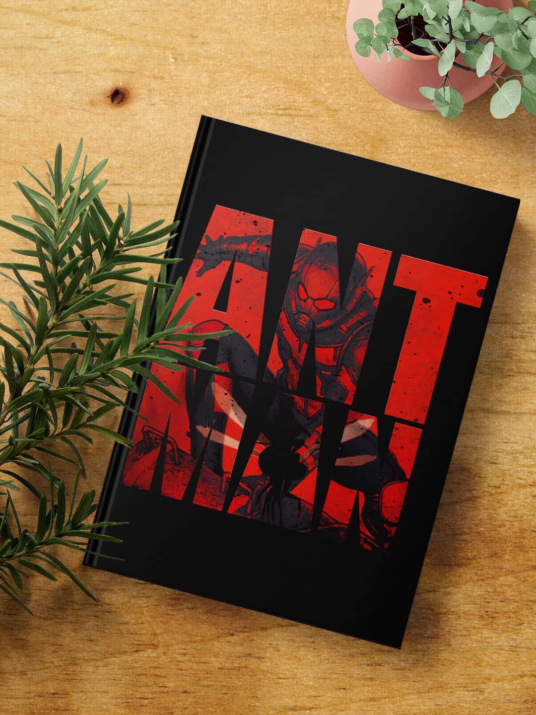 

macmerise Red & Black Astonishing Ant Man Printed A5 Ruled Notebook