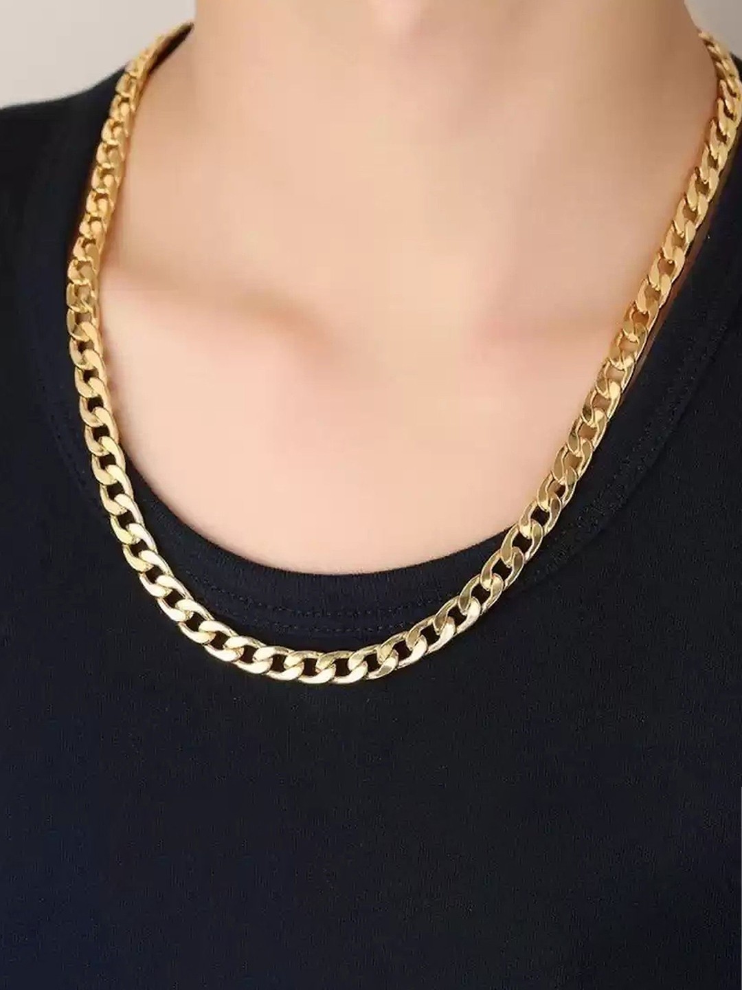 

Lila Unisex Gold-Plated Stainless Steel Chain