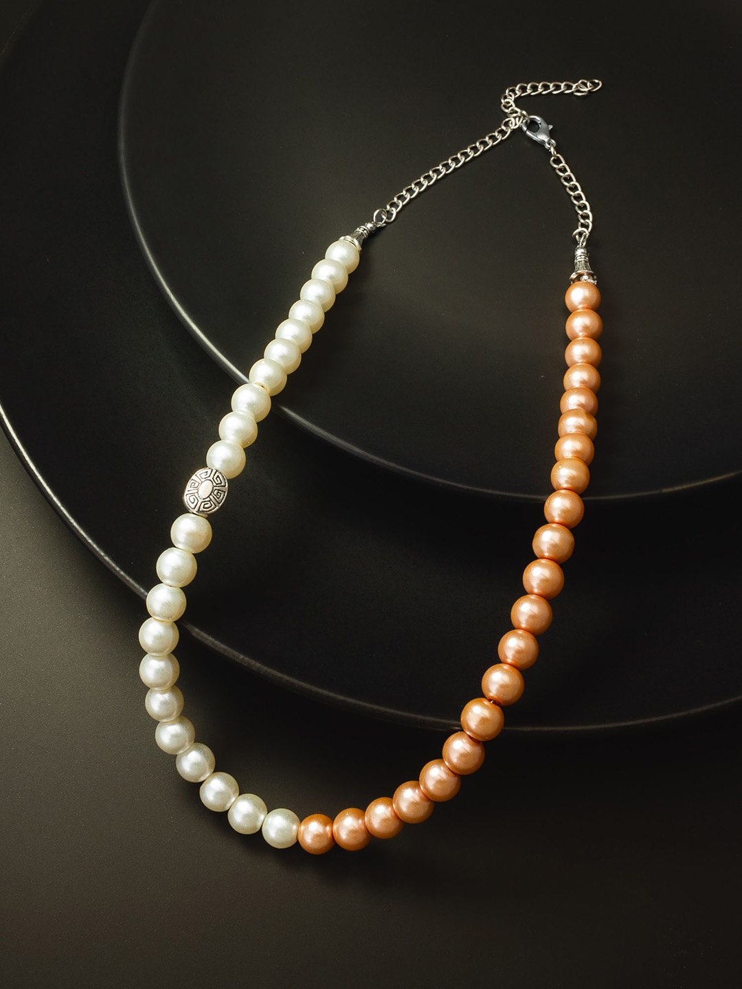 

Aadita Pearl Beaded Necklace, Gold