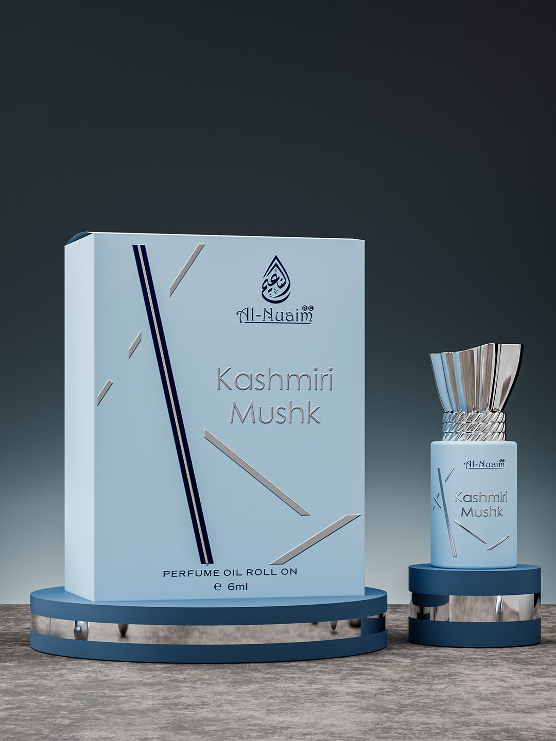 

Al-Nuaim Kashmiri Mushk Long Lasting Roll On Attar - 6ml, Blue