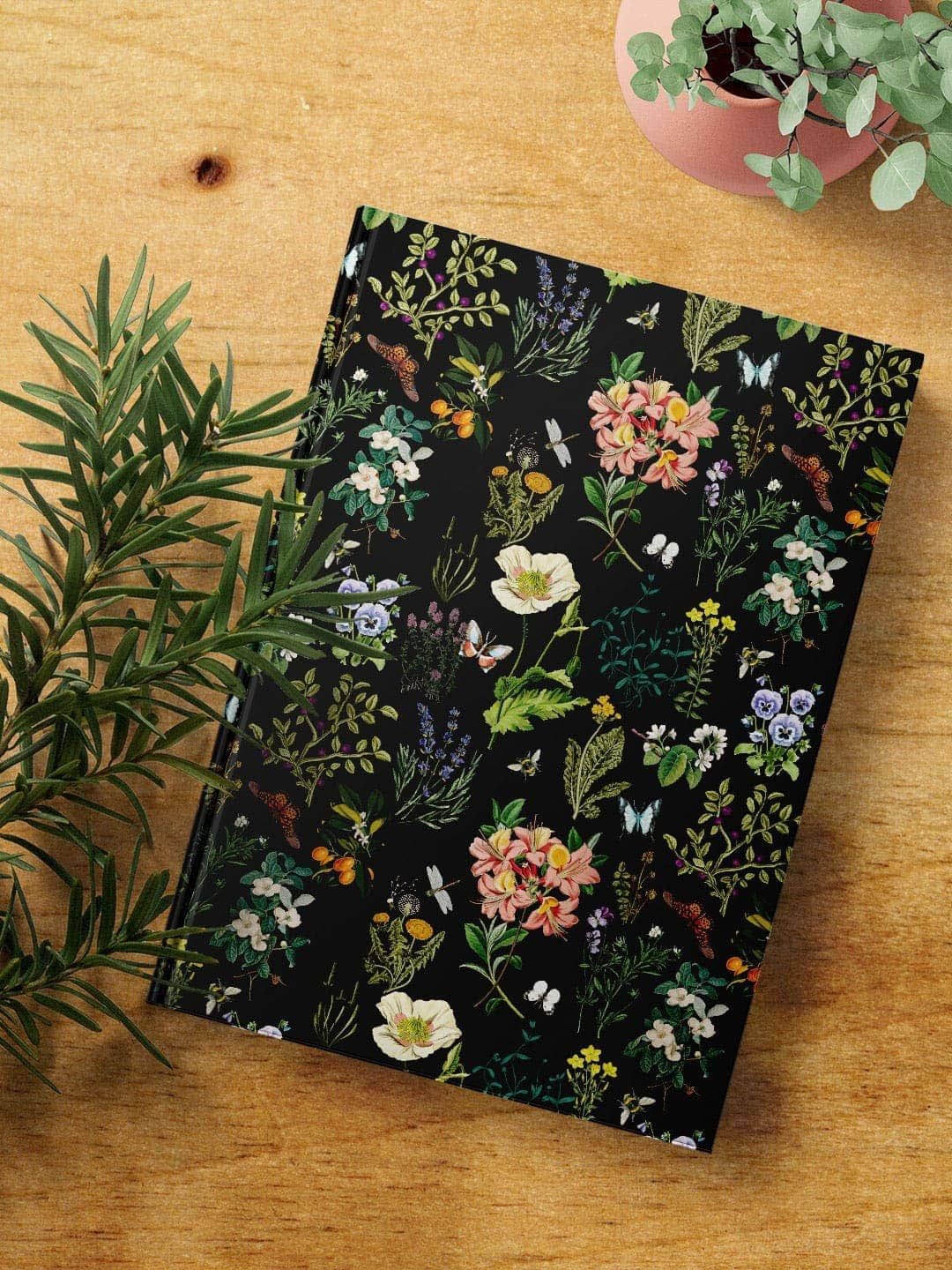 

macmerise Black & Blue Payal Singhal Titli Printed A5 Ruled Notebook