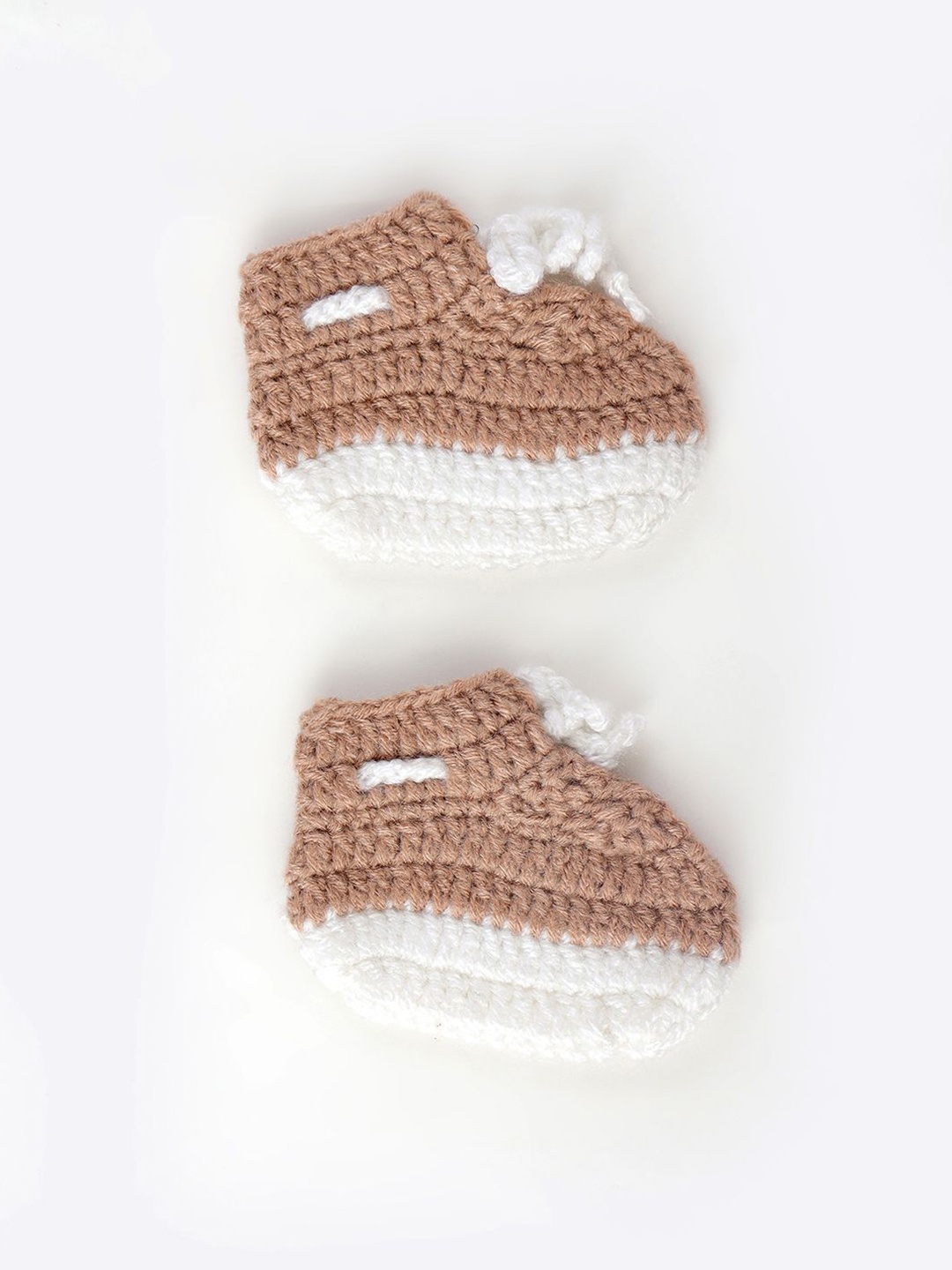

The Original Knit Unisex Kids Acrylic Booties, Off white