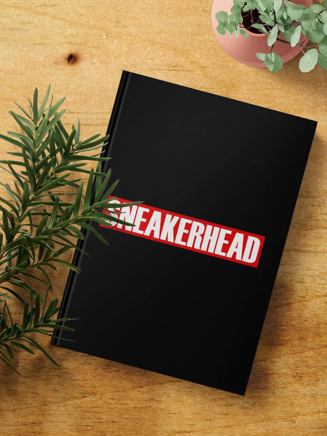 

macmerise Sneakerhead Supreme Printed Hard Cover A5 Ruled Notebook, Black