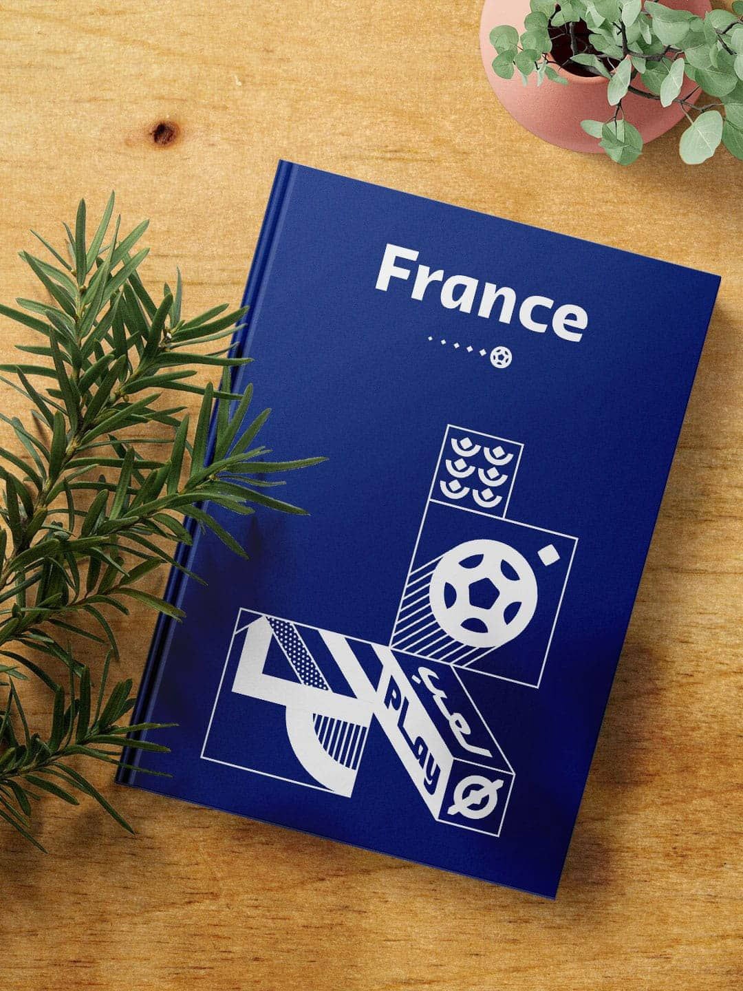 

macmerise FIFA France Printed A5 Ruled Notebook, Blue