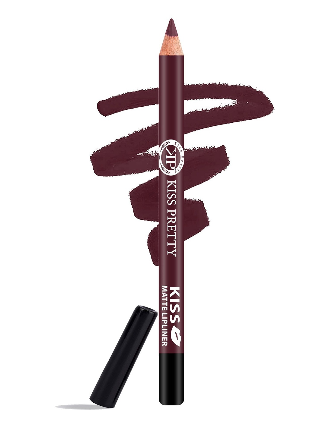 

Kiss pretty Kiss Matte Long Lasting Lip Liner Pencil 2g - Dark Chocolate 12, Brown