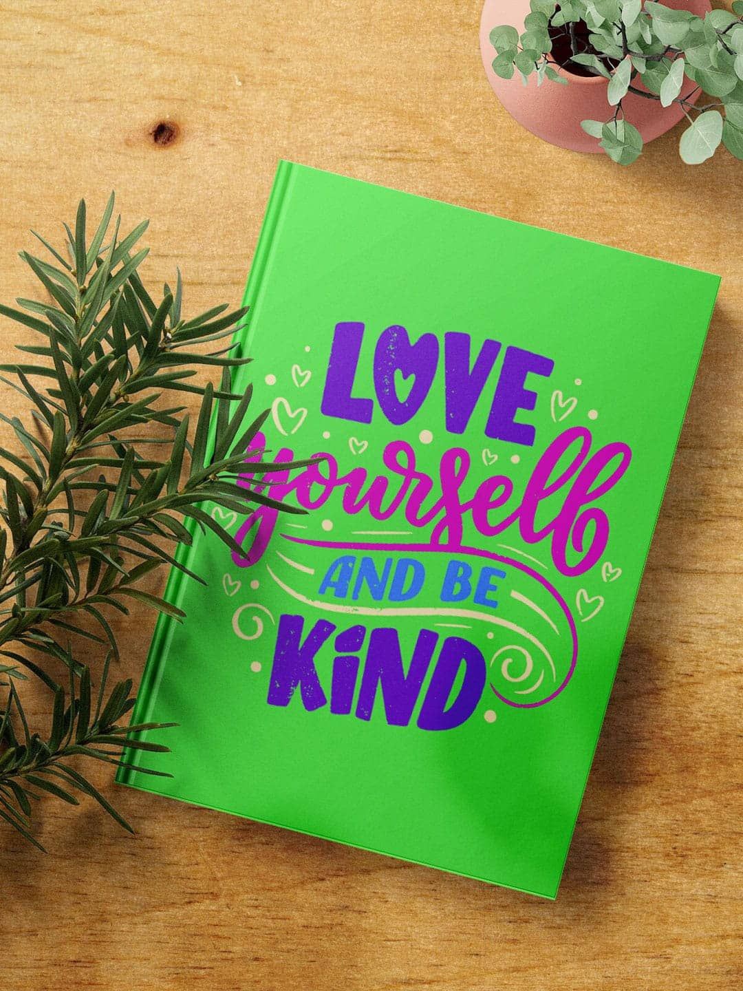 

macmerise Green Printed A5 Ruled Notebook