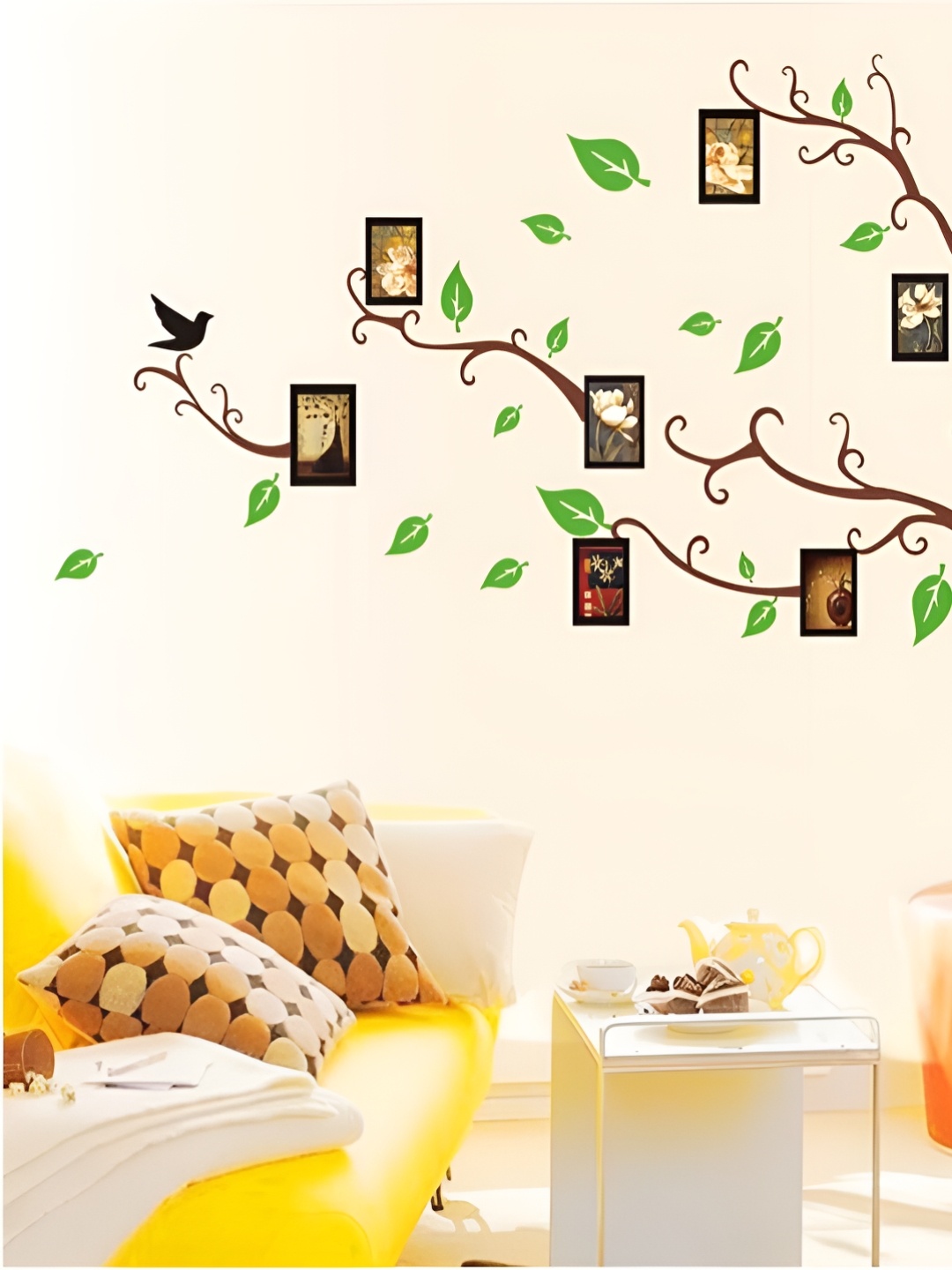 

Jaamso Royals Green & Brown Printed Self-Adhesive Wall Sticker
