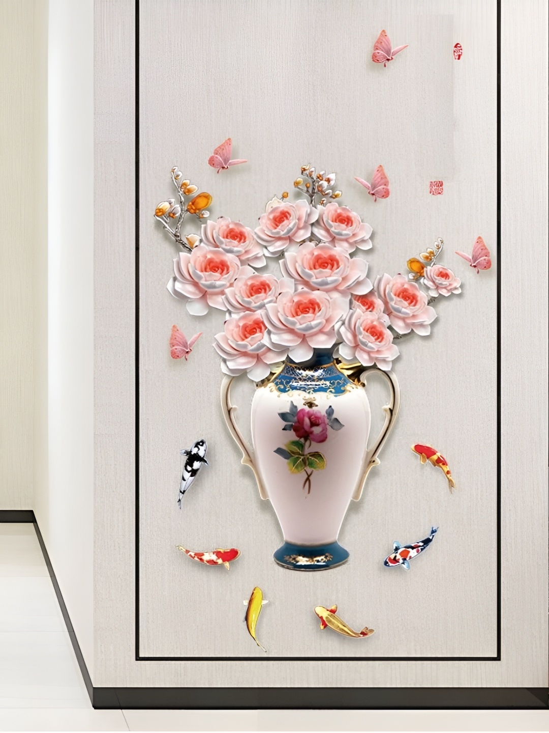 

Jaamso Royals Blue & Red Printed Self-Adhesive Wall Sticker