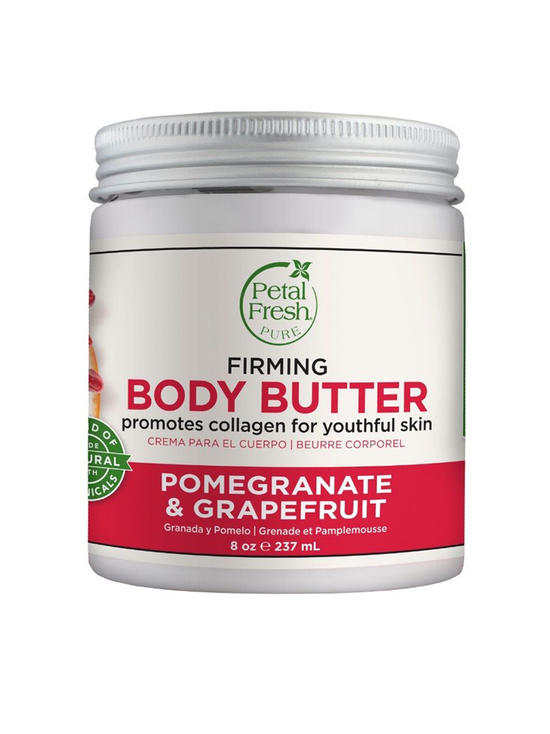 

Petal Fresh Pure Firming Pomegranate & Grapefruit Body Butter 237ml, Red
