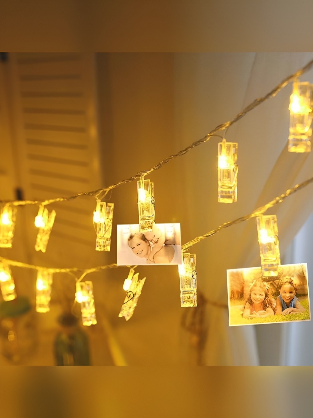 

Home Delight Yellow Clip Shape String Light