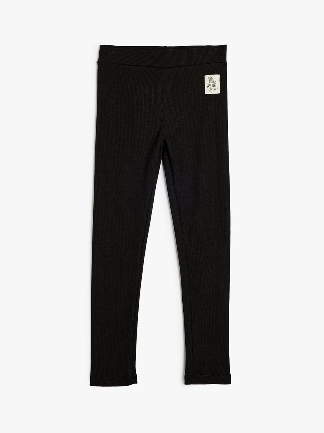

Koton Girls Ankle Length Leggings, Black