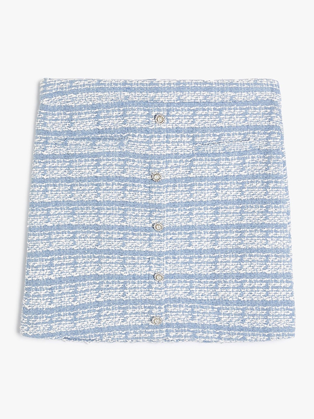 

Koton Girls Checked Pencil Mini Skirts, Blue