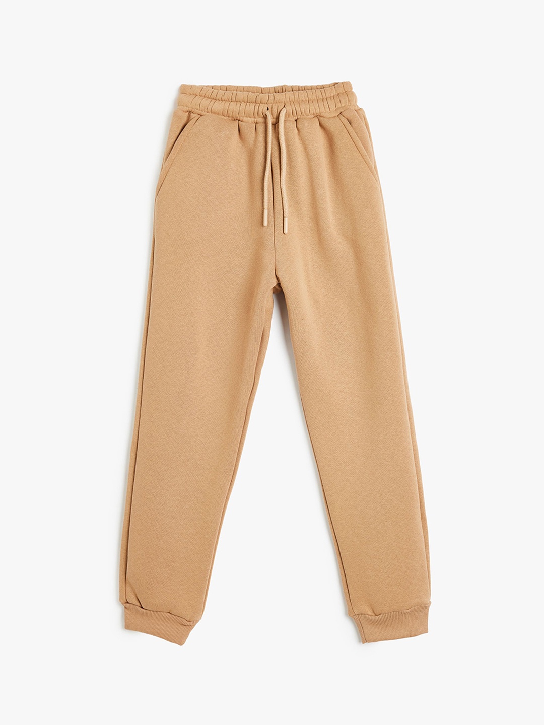 

Koton Boys Mid-Rise Joggers, Camel brown